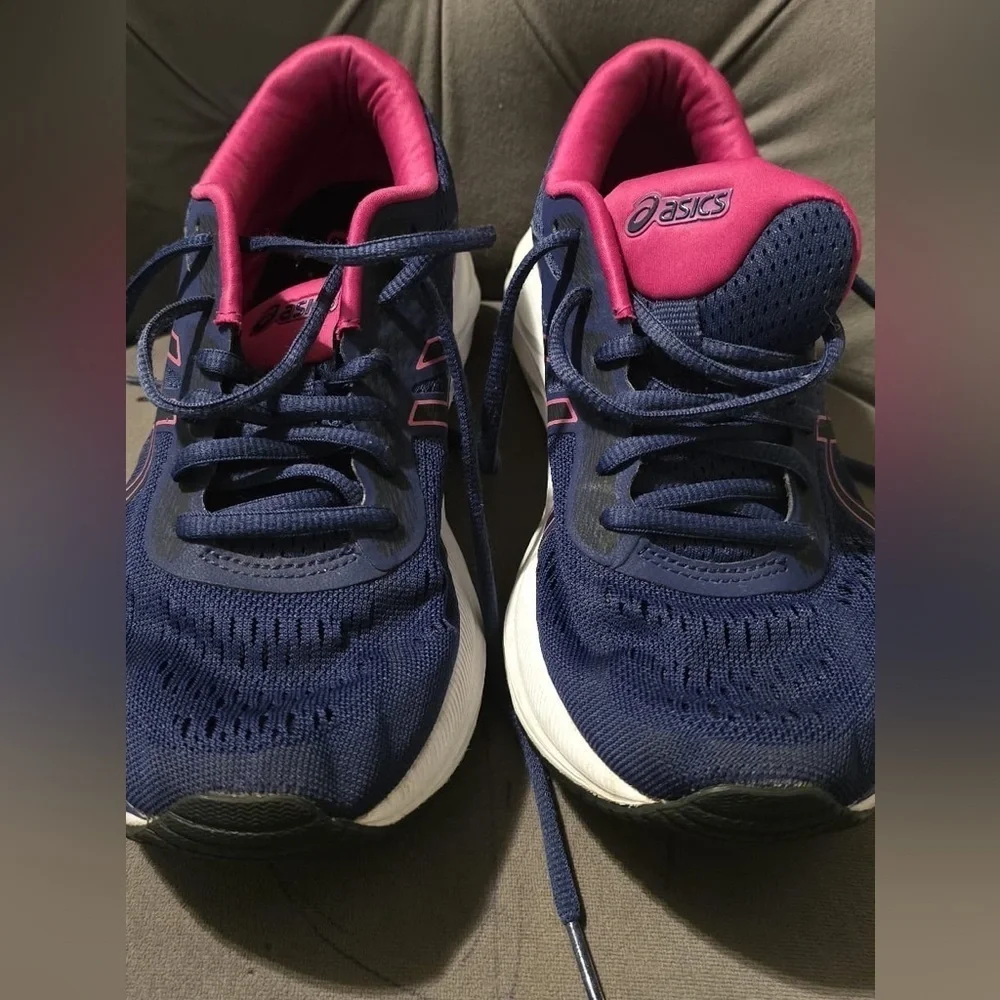 Asics women’s Blue and Pink Sneakers